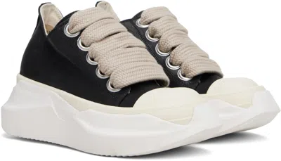 Rick Owens Drkshdw Abstract Low-top Sneakers In Black