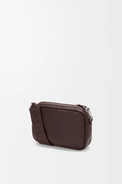 Loewe Small Pebble Messenger Bag In Supple Grained Calfskin