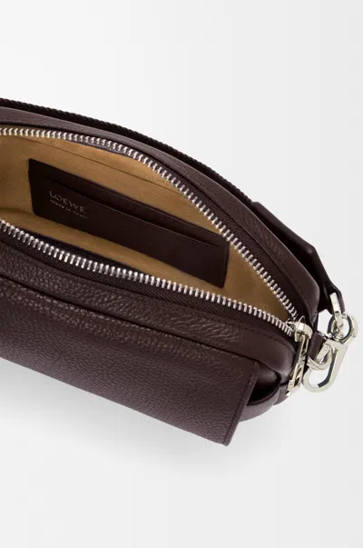 Loewe Small Pebble Messenger Bag In Supple Grained Calfskin