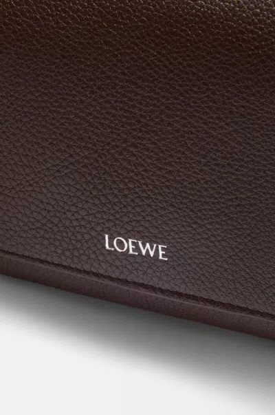 Loewe Small Pebble Messenger Bag In Supple Grained Calfskin