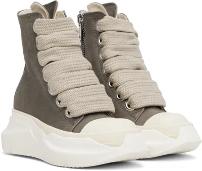 Rick Owens Drkshdw Round Toe High Top Casual Shoes