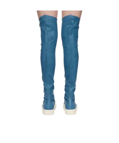 Rick Owens Drkshdw Round Toe Boots