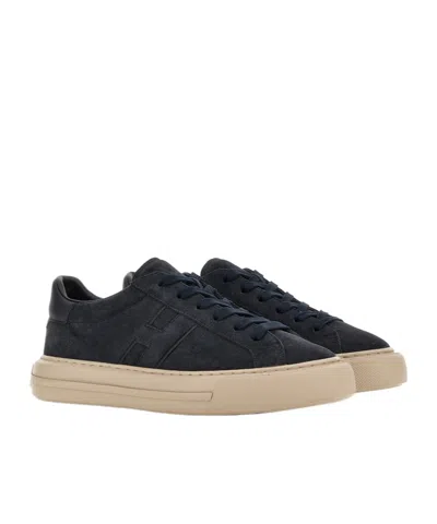 Hogan H691 Lace-up Sneakers With Embossed Branding And Memory Foam Insole