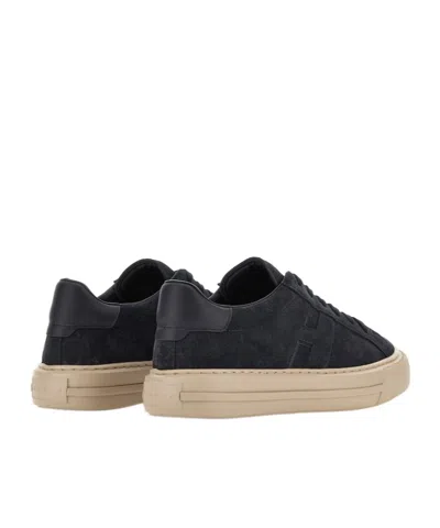 Hogan H691 Lace-up Sneakers With Embossed Branding And Memory Foam Insole