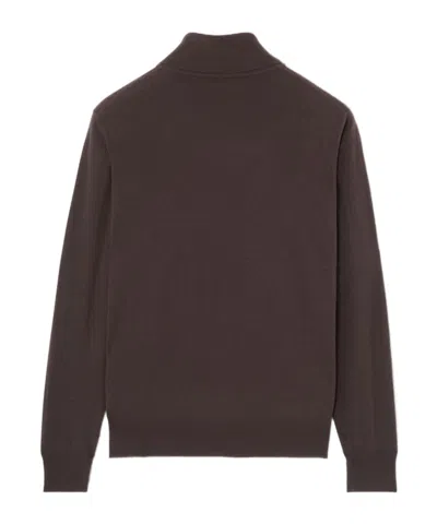 Loro Piana Turtleneck Sweater In Brown
