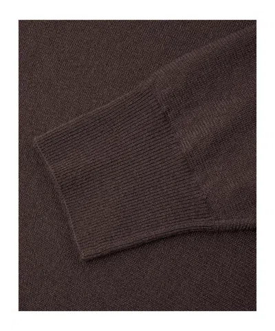 Loro Piana Turtleneck Sweater In Brown