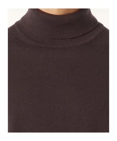 Loro Piana Turtleneck Sweater In Brown