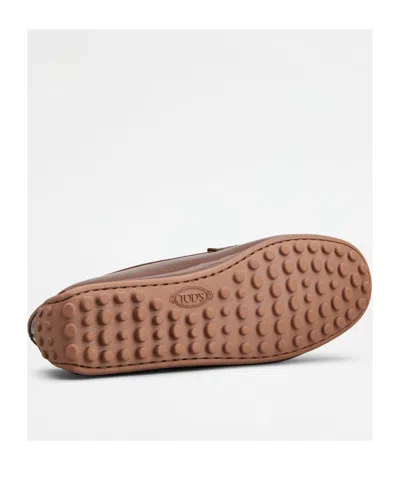Tod's Round-head Casual Shoes In Burgundy