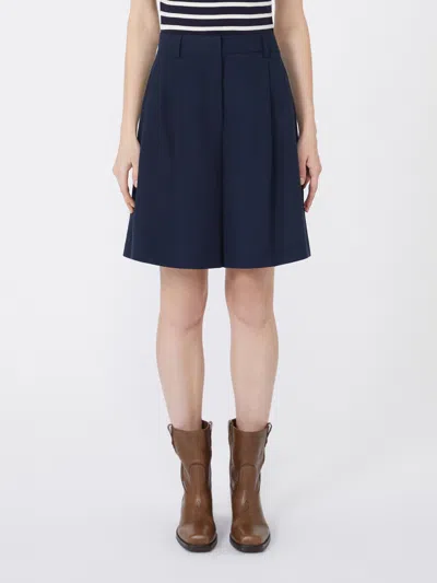 Weekend Max Mara Cotton Gabardine Bermuda Shorts