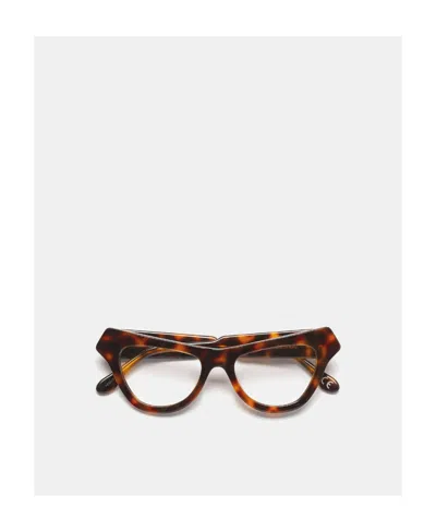Marni Geometric Frame Plain Mirror In Brown