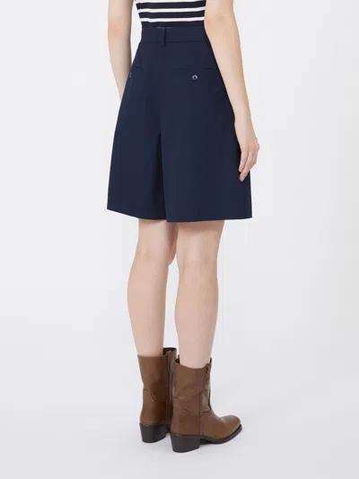 Weekend Max Mara Cotton Gabardine Bermuda Shorts