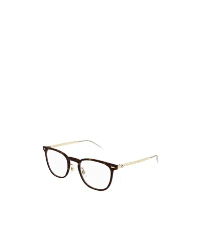 Montblanc Eyewear Square Frame Glasses