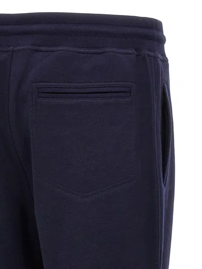 Brunello Cucinelli Cotton Blend Joggers Pants Blue In Blue