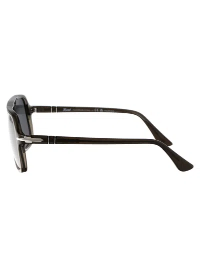 Persol Smoke Acetate Sunglasses In Brown