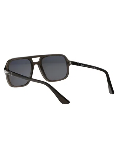 Persol Smoke Acetate Sunglasses In Brown