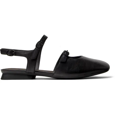 Camper Casi Myra Buckle-strap Leather Pumps In Black