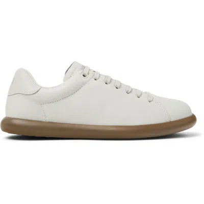 Camper Pelotas Soller Leather Trainers In White