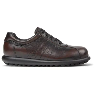 Camper Pelotas Leather Lace-up Sneakers In Brown