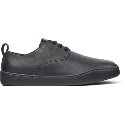 Camper Peu Touring Leather Sneakers In Black