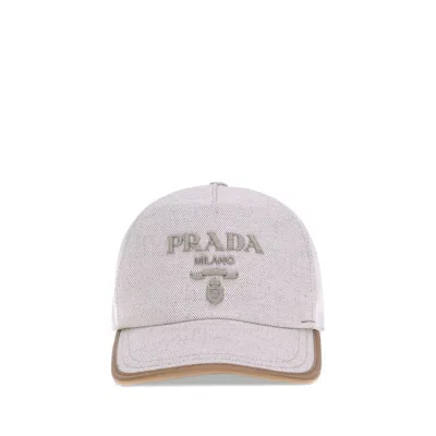 Prada Logoed Baseball Hat