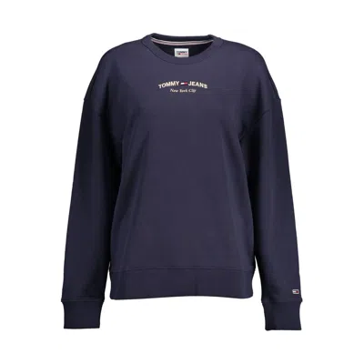 Tommy Hilfiger Blue Cotton Sweater In Blue