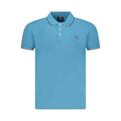 Norway 1963 Light Blue Cotton Polo Shirt