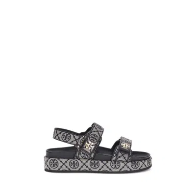 Tory Burch 35mm T Mono Kira Sport Jacquard Sandals