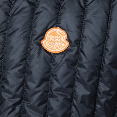 Moncler X Gilga Farm By Donald Glover Tangerine Padded Vest In Blue Nylon
