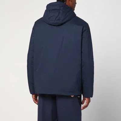 Moncler X Gilga Farm By Donald Glover Caracara Puffer Jacket In Blue Cotton Blend