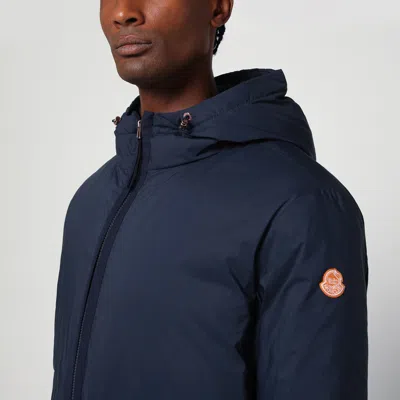 Moncler X Gilga Farm By Donald Glover Caracara Puffer Jacket In Blue Cotton Blend
