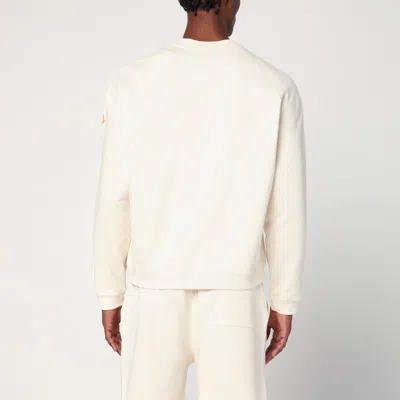 Moncler X Gilga Farm By Donald Glover Men's Ivory Cotton Sweatshirt