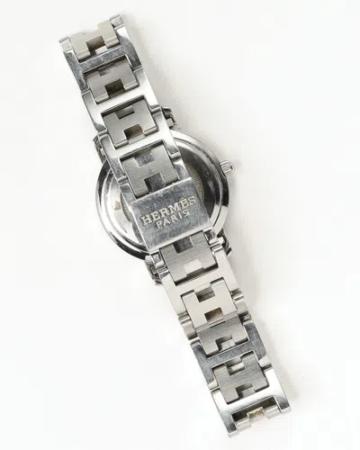 Pre-owned Hermes Hermès Clipper 24m Ref Cl4.210 Watch
