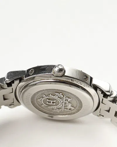Pre-owned Hermes Hermès Clipper 24m Ref Cl4.210 Watch