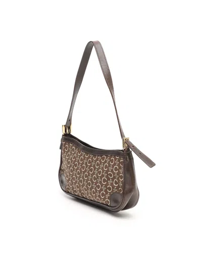 Celine Céline C Macadam Shoulder Bag