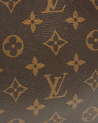 Pre-owned Louis Vuitton Monogram Montaigne Mm Bag In Brown