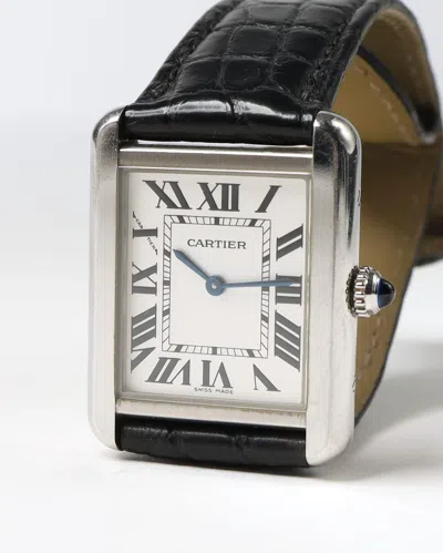 Cartier Tank Solo 24mm Ref 3170 Full Set Watch