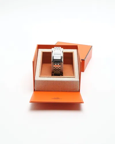 Pre-owned Hermes Hermès Heure H 21mm Ref Hh1.210 Watch