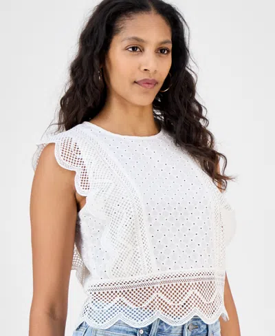 And Now This Women's Lace-trim Scalloped Tank, Exclusively At Macy's
