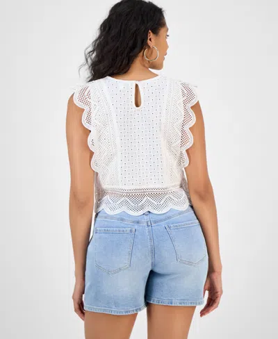 And Now This Women's Lace-trim Scalloped Tank, Exclusively At Macy's