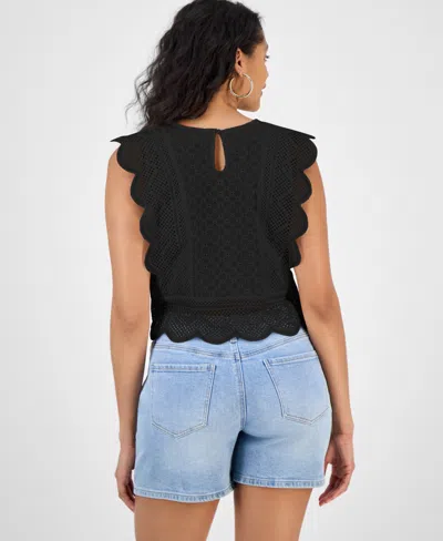 And Now This Women's Lace-trim Scalloped Tank, Exclusively At Macy's