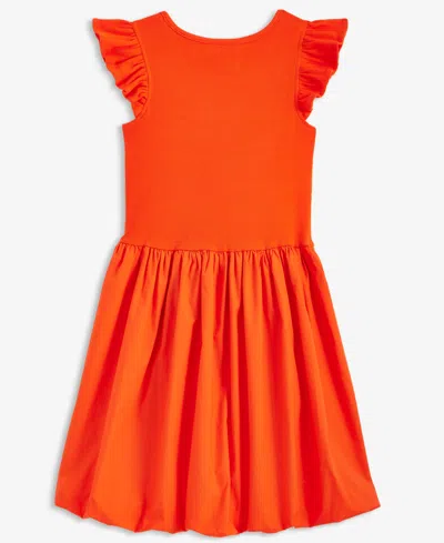 Epic Threads Little & Big Girls Rib Bubble-hem Dress, Exclusively At Macy's In Red