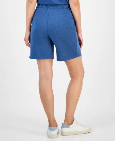 Style & Co Petite French Terry Pull-on Shorts, Exclusively At Macy's