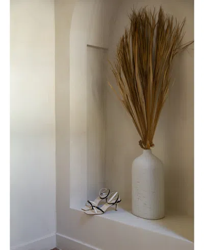 Dolce Vita Bamby Heels White Black Leather In White