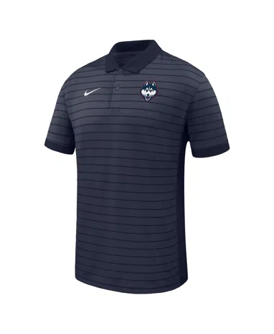 Nike Navy Uconn Huskies 2025 Early Season Coaches Sideline Victory Stripe Performance Polo In Blue