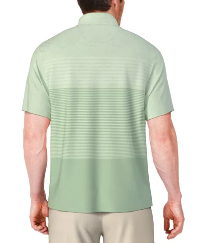 Pga Tour Men's Distressed Stripes Polo Shirt