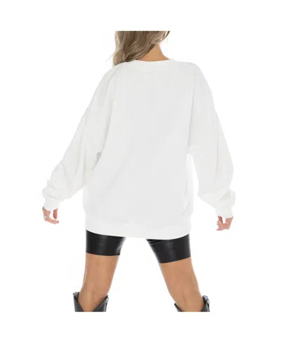 Gameday Couture Women's White Michigan Wolverines Fair Catch Pullover Sweatshirt
