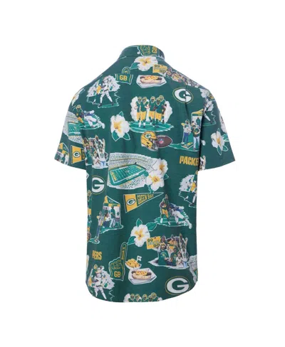 Reyn Spooner Men's Green Green Bay Packers Scenic Button-down Shirt In Green