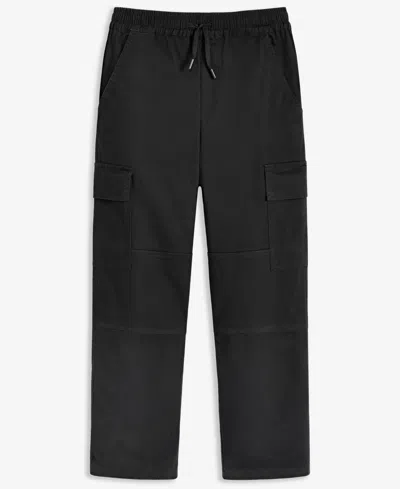 Epic Threads Little & Big Boys Durable Twill Cargo Pants, Exclusively At Macy's In Black