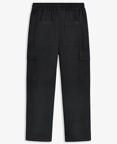Epic Threads Little & Big Boys Durable Twill Cargo Pants, Exclusively At Macy's In Black