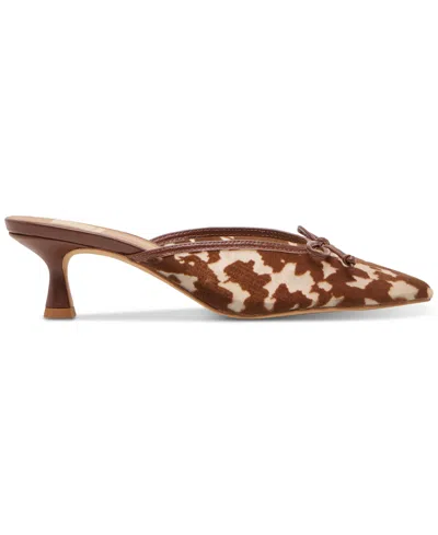 Dolce Vita Women's Cleo Bow Slip-on Kitten-heel Mules